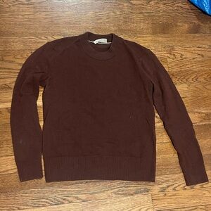 Everlane Maroon Cashmere Sweater